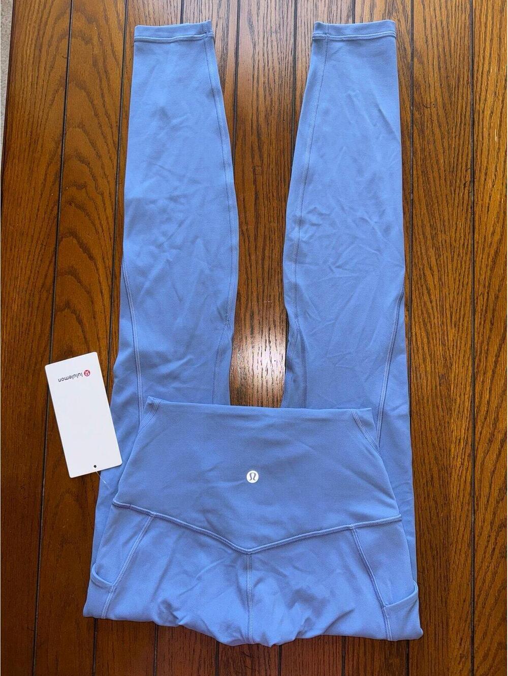 Lululemon Align With Pockets High Rise 28” Prep Blue Size 4 NWT